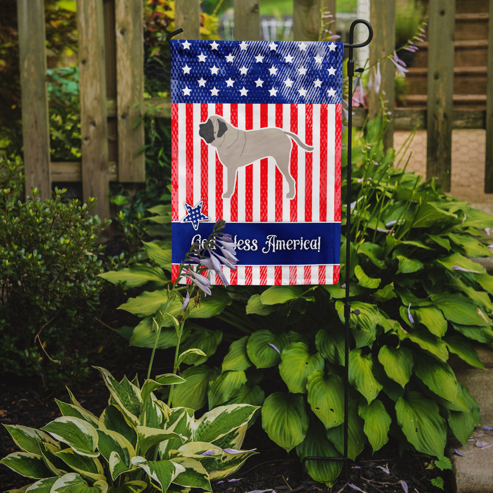 USA Patriotic English Mastiff Garden Flag Mailbox Decorative Yard Banner Outside Patio Artwork for Flower Beds, Garden Size, Multicolor