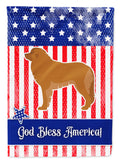 USA Patriotic Leonberger Garden Flag Mailbox Decorative Yard Banner Outside Patio Artwork for Flower Beds, Garden Size, Multicolor