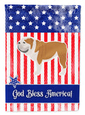 USA Patriotic English Bulldog Garden Flag Mailbox Decorative Yard Banner Outside Patio Artwork for Flower Beds, Garden Size, Multicolor