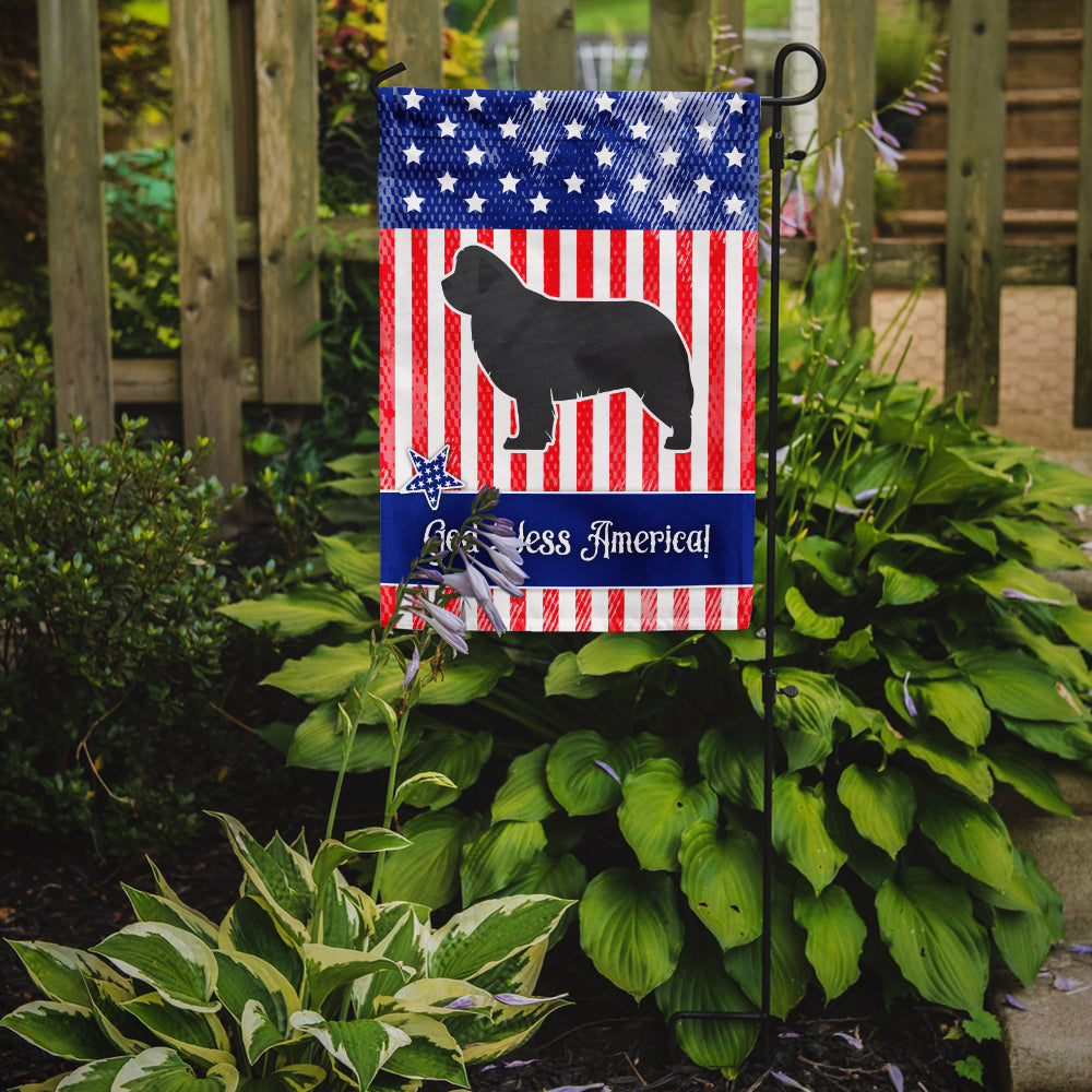 USA Patriotic Newfoundland Garden Flag Mailbox Decorative Yard Banner Outside Patio Artwork for Flower Beds, Garden Size, Multicolor