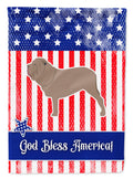 USA Patriotic Neapolitan Mastiff Garden Flag Mailbox Decorative Yard Banner Outside Patio Artwork for Flower Beds, Garden Size, Multicolor
