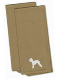 Bedlington Terrier Embroidered Kitchen Towels, Set of 2 - Decorative Dish Towels, Kitchen Linens BB3394TNTWE