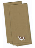 Welsh Springer Spaniel Embroidered Kitchen Towels, Set of 2 - Decorative Dish Towels, Kitchen Linens BB3400TNTWE