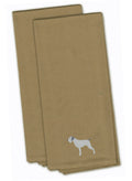 German Wirehaired Pointer Embroidered Kitchen Towels, Set of 2 - Decorative Dish Towels, Kitchen Linens BB3411TNTWE