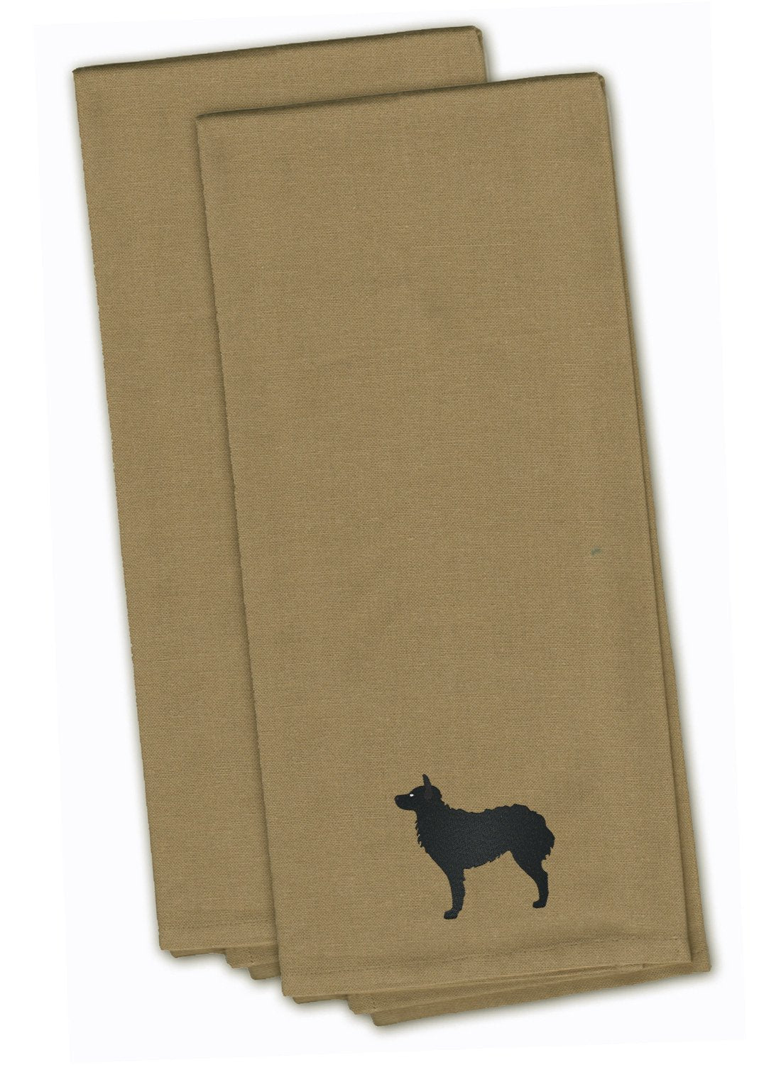 Croatian Sheepdog Embroidered Kitchen Towels, Set of 2 - Decorative Dish Towels, Kitchen Linens BB3421TNTWE