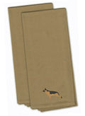 German Shepherd Embroidered Kitchen Towels, Set of 2 - Decorative Dish Towels, Kitchen Linens BB3424TNTWE