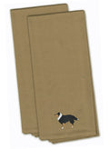 Sheltie/Shetland Sheepdog Embroidered Kitchen Towels, Set of 2 - Decorative Dish Towels, Kitchen Linens BB3430TNTWE