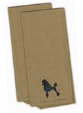 Poodle Embroidered Kitchen Towels, Set of 2 - Decorative Dish Towels, Kitchen Linens BB3439TNTWE