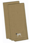 English Mastiff Embroidered Kitchen Towels, Set of 2 - Decorative Dish Towels, Kitchen Linens BB3456TNTWE