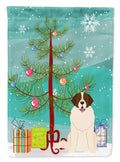 Merry Christmas Tree Moscow Watchdog Garden Flag Mailbox Decorative Yard Banner Outside Patio Artwork for Flower Beds, Garden Size, Multicolor