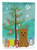 Merry Christmas Tree Glen of Imal Tan Garden Flag Mailbox Decorative Yard Banner Outside Patio Artwork for Flower Beds, Garden Size, Multicolor