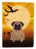 Halloween Pug Brown Garden Flag Mailbox Decorative Yard Banner Outside Patio Artwork for Flower Beds, Garden Size, Multicolor