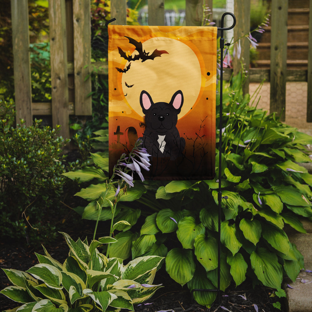 Halloween French Bulldog Brindle Garden Flag Mailbox Decorative Yard Banner Outside Patio Artwork for Flower Beds, Garden Size, Multicolor