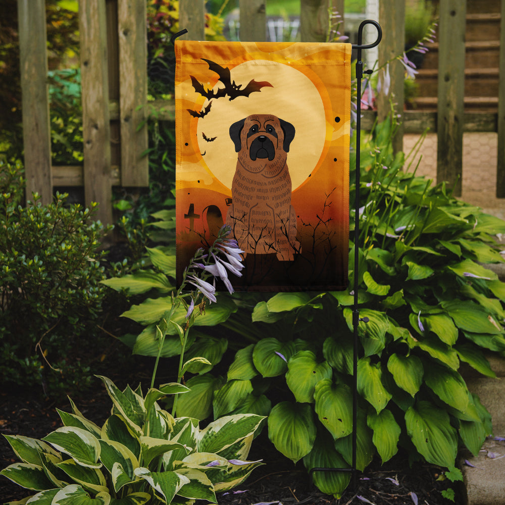 Halloween Mastiff Brindle Garden Flag Mailbox Decorative Yard Banner Outside Patio Artwork for Flower Beds, Garden Size, Multicolor