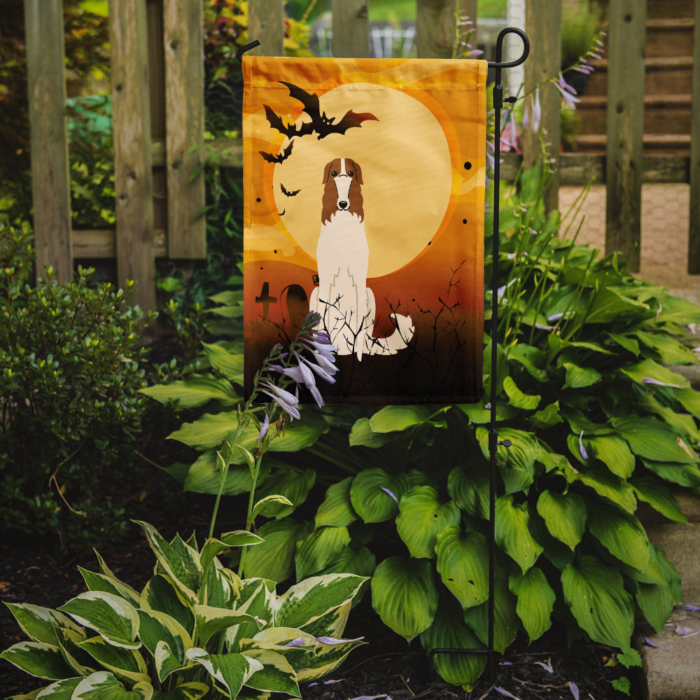 Halloween Borzoi Garden Flag Mailbox Decorative Yard Banner Outside Patio Artwork for Flower Beds, Garden Size, Multicolor