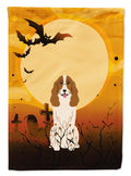 Halloween Russian Spaniel Garden Flag Mailbox Decorative Yard Banner Outside Patio Artwork for Flower Beds, Garden Size, Multicolor