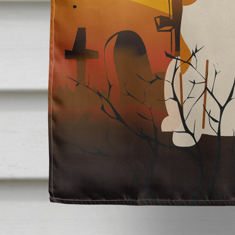 Halloween Beagle Tricolor House Flag 28x40 Porch Sleeve Pole Decorative Outside Yard Banner Artwork Wall Hanging, Polyester