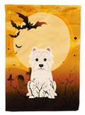Halloween Westie Garden Flag Mailbox Decorative Yard Banner Outside Patio Artwork for Flower Beds, Garden Size, Multicolor