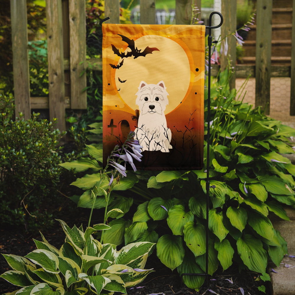 Halloween Westie Garden Flag Mailbox Decorative Yard Banner Outside Patio Artwork for Flower Beds, Garden Size, Multicolor
