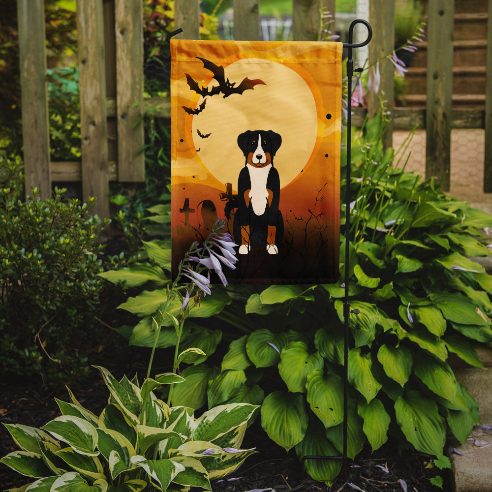 Halloween Appenzeller Sennenhund Garden Flag Mailbox Decorative Yard Banner Outside Patio Artwork for Flower Beds, Garden Size, Multicolor