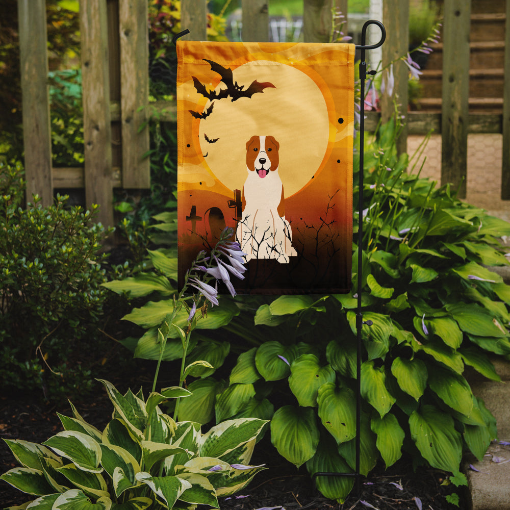 Halloween Central Asian Shepherd Dog Garden Flag Mailbox Decorative Yard Banner Outside Patio Artwork for Flower Beds, Garden Size, Multicolor