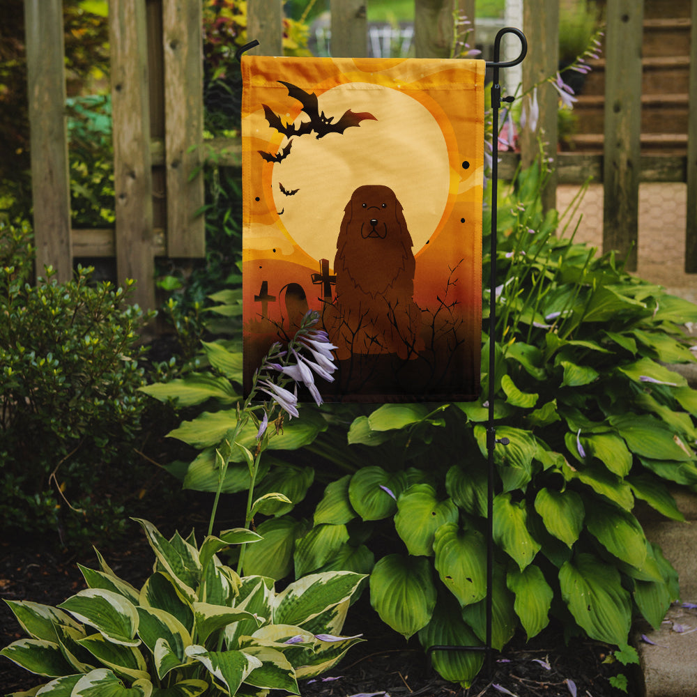 Halloween Caucasian Shepherd Dog Garden Flag Mailbox Decorative Yard Banner Outside Patio Artwork for Flower Beds, Garden Size, Multicolor