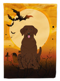 Halloween Chocolate Labrador Garden Flag Mailbox Decorative Yard Banner Outside Patio Artwork for Flower Beds, Garden Size, Multicolor