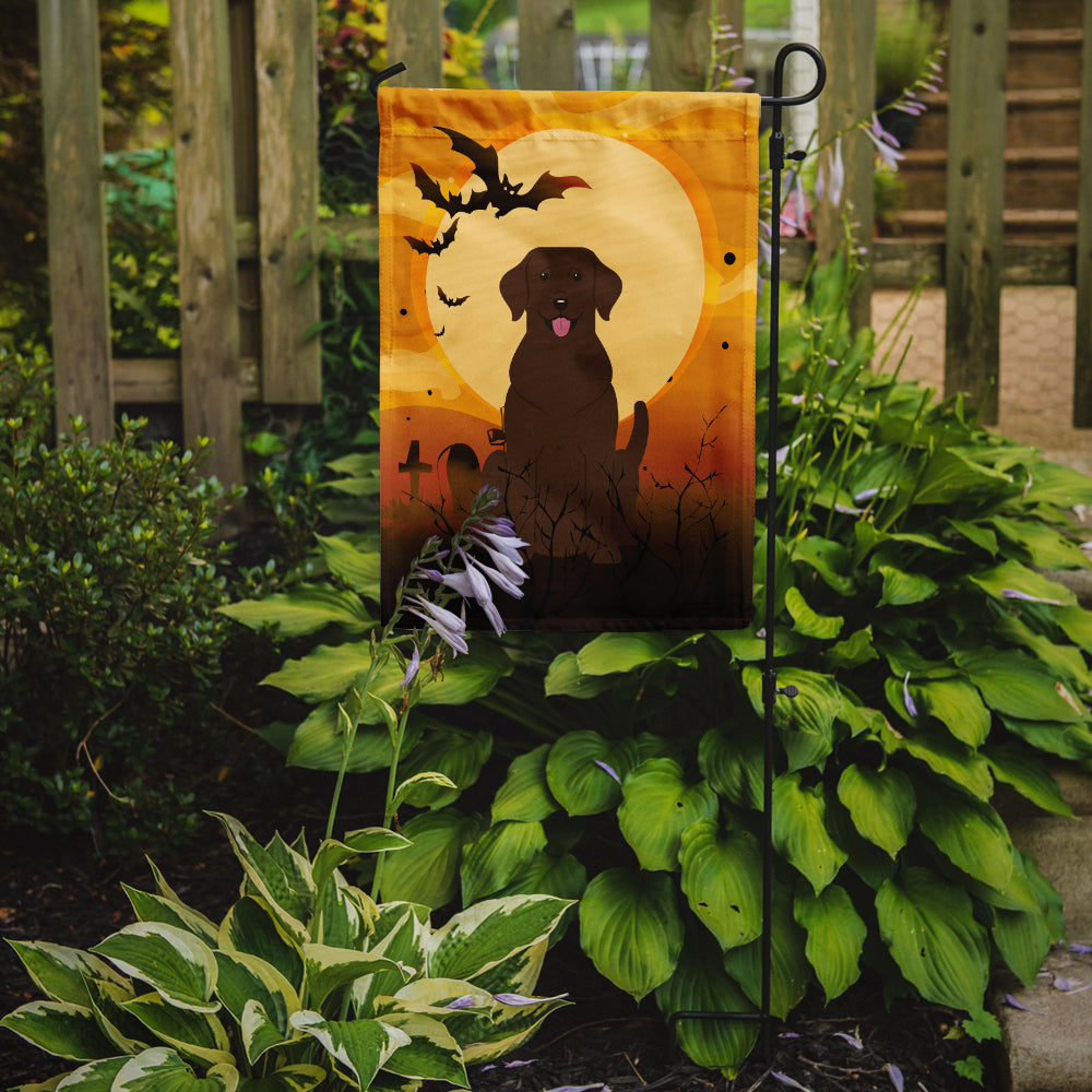Halloween Chocolate Labrador Garden Flag Mailbox Decorative Yard Banner Outside Patio Artwork for Flower Beds, Garden Size, Multicolor