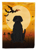 Halloween Black Labrador Garden Flag Mailbox Decorative Yard Banner Outside Patio Artwork for Flower Beds, Garden Size, Multicolor