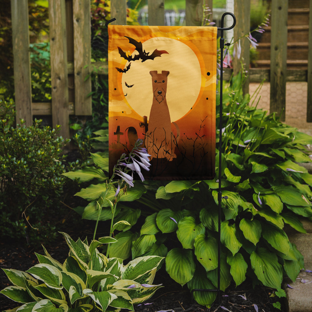 Halloween Irish Terrier Garden Flag Mailbox Decorative Yard Banner Outside Patio Artwork for Flower Beds, Garden Size, Multicolor