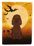 Halloween Irish Water Spaniel Garden Flag Mailbox Decorative Yard Banner Outside Patio Artwork for Flower Beds, Garden Size, Multicolor