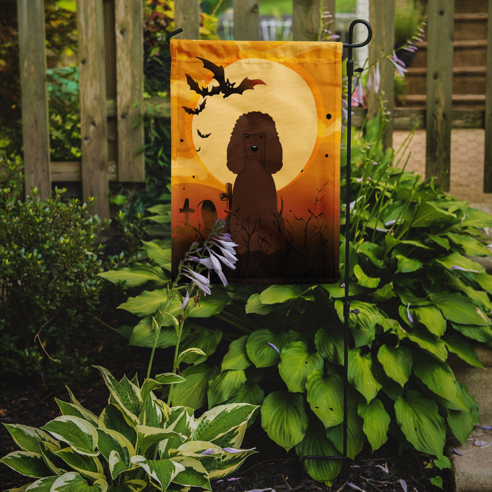 Halloween Irish Water Spaniel Garden Flag Mailbox Decorative Yard Banner Outside Patio Artwork for Flower Beds, Garden Size, Multicolor