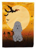 Halloween Poodle Silver Garden Flag Mailbox Decorative Yard Banner Outside Patio Artwork for Flower Beds, Garden Size, Multicolor