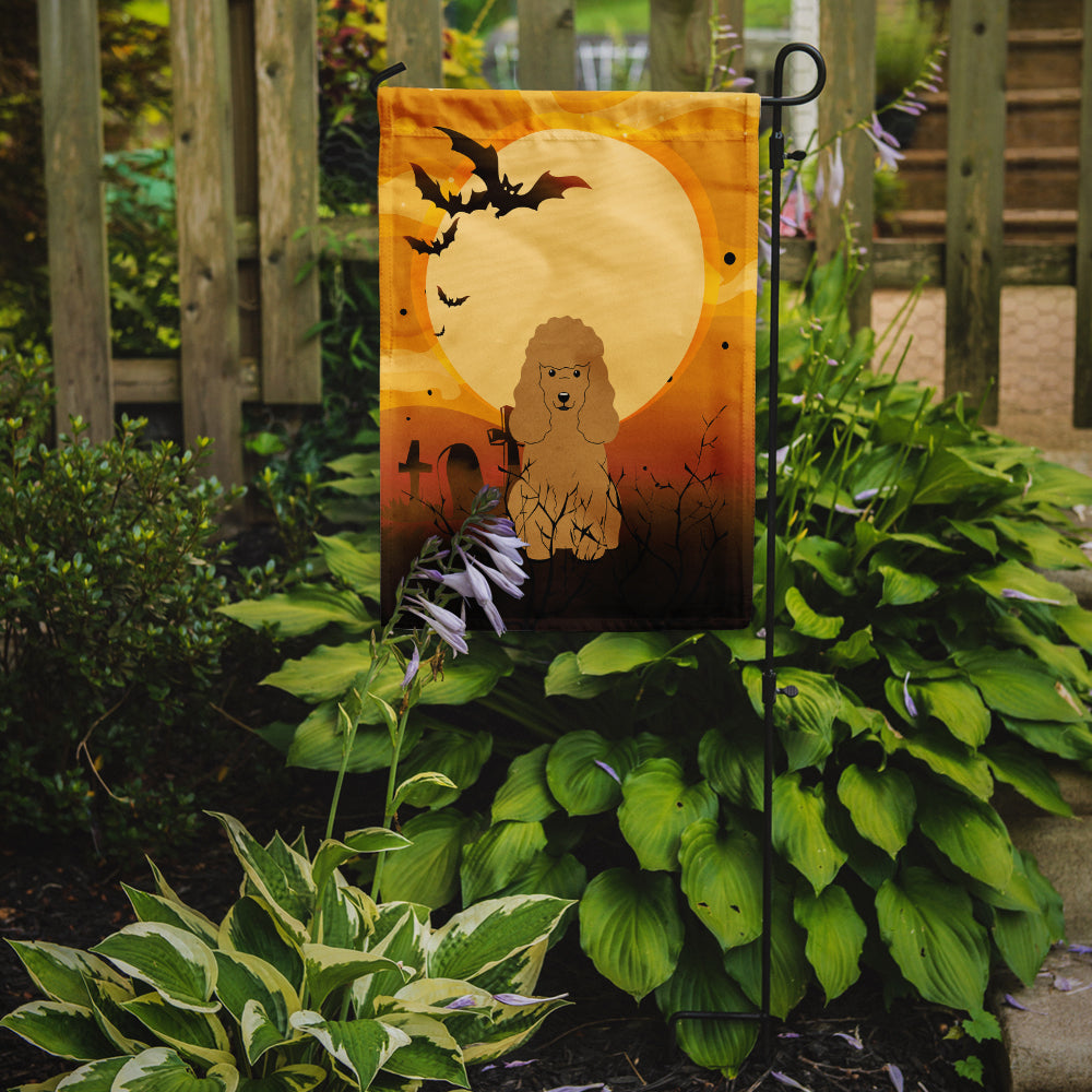 Halloween Poodle Tan Garden Flag Mailbox Decorative Yard Banner Outside Patio Artwork for Flower Beds, Garden Size, Multicolor