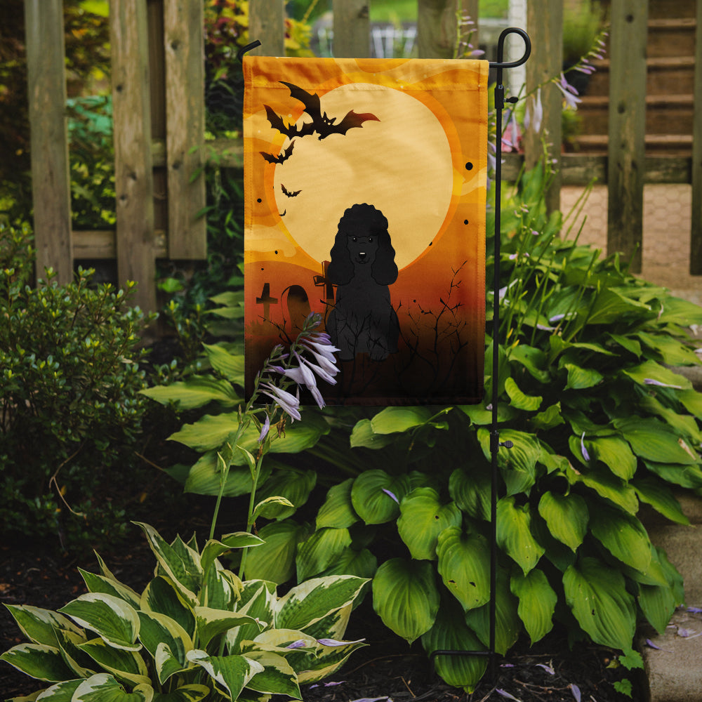 Halloween Poodle Black Garden Flag Mailbox Decorative Yard Banner Outside Patio Artwork for Flower Beds, Garden Size, Multicolor