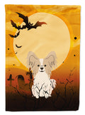 Halloween Papillon Sable White Garden Flag Mailbox Decorative Yard Banner Outside Patio Artwork for Flower Beds, Garden Size, Multicolor