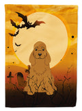 Halloween Cocker Spaniel Red Garden Flag Mailbox Decorative Yard Banner Outside Patio Artwork for Flower Beds, Garden Size, Multicolor