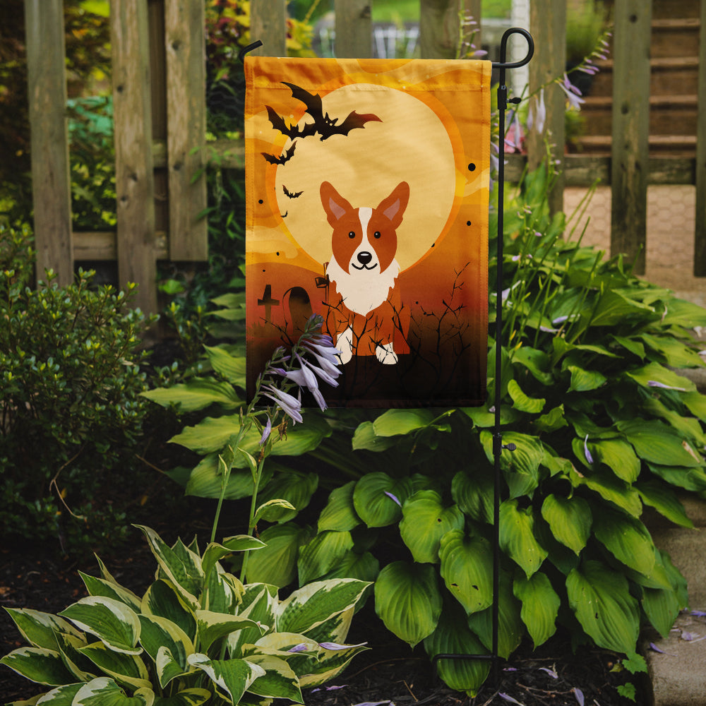 Halloween Corgi Garden Flag Mailbox Decorative Yard Banner Outside Patio Artwork for Flower Beds, Garden Size, Multicolor