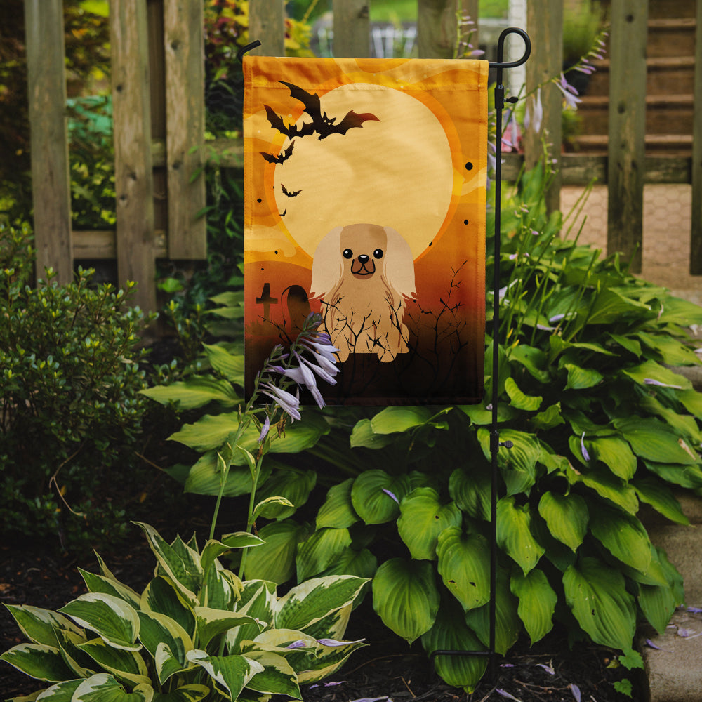 Halloween Pekingese Fawn Sable Garden Flag Mailbox Decorative Yard Banner Outside Patio Artwork for Flower Beds, Garden Size, Multicolor