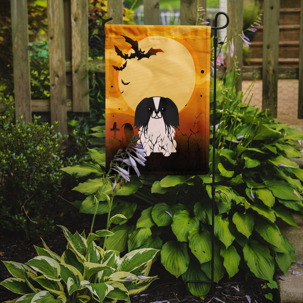 Halloween Pekingese Black White Garden Flag Mailbox Decorative Yard Banner Outside Patio Artwork for Flower Beds, Garden Size, Multicolor