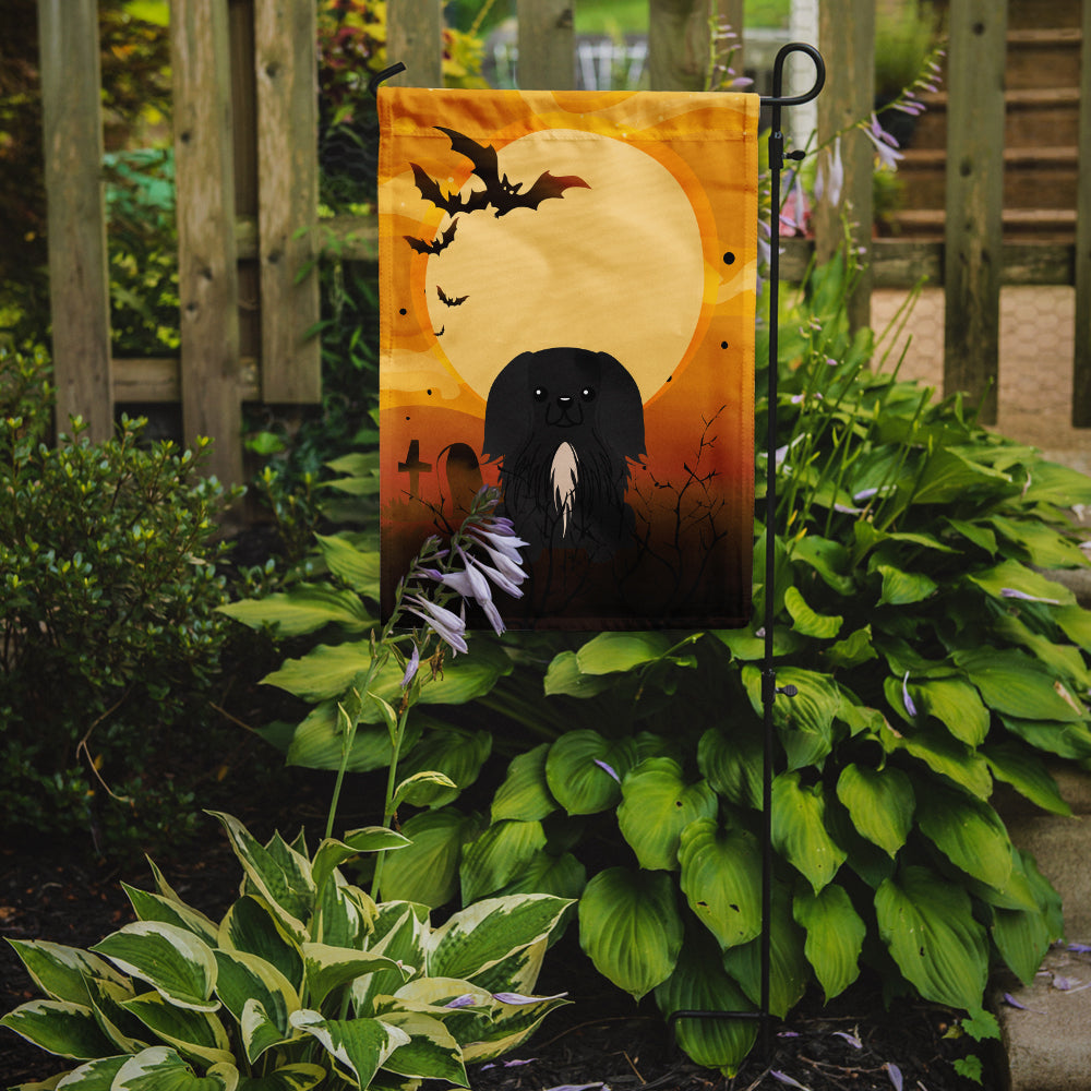 Halloween Pekingese Black Garden Flag Mailbox Decorative Yard Banner Outside Patio Artwork for Flower Beds, Garden Size, Multicolor