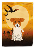Halloween Jack Russell Terrier Garden Flag Mailbox Decorative Yard Banner Outside Patio Artwork for Flower Beds, Garden Size, Multicolor