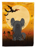 Halloween Chinese Crested Black Garden Flag Mailbox Decorative Yard Banner Outside Patio Artwork for Flower Beds, Garden Size, Multicolor
