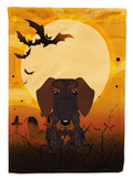Halloween Wire Haired Dachshund Chocolate Garden Flag Mailbox Decorative Yard Banner Outside Patio Artwork for Flower Beds, Garden Size, Multicolor
