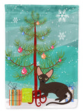 Peterbald Cat Merry Christmas Tree Garden Flag Mailbox Decorative Yard Banner Outside Patio Artwork for Flower Beds, Garden Size, Multicolor