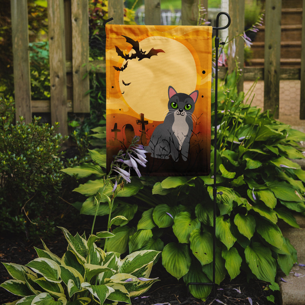 Halloween Asian Cat Garden Flag Mailbox Decorative Yard Banner Outside Patio Artwork for Flower Beds, Garden Size, Multicolor