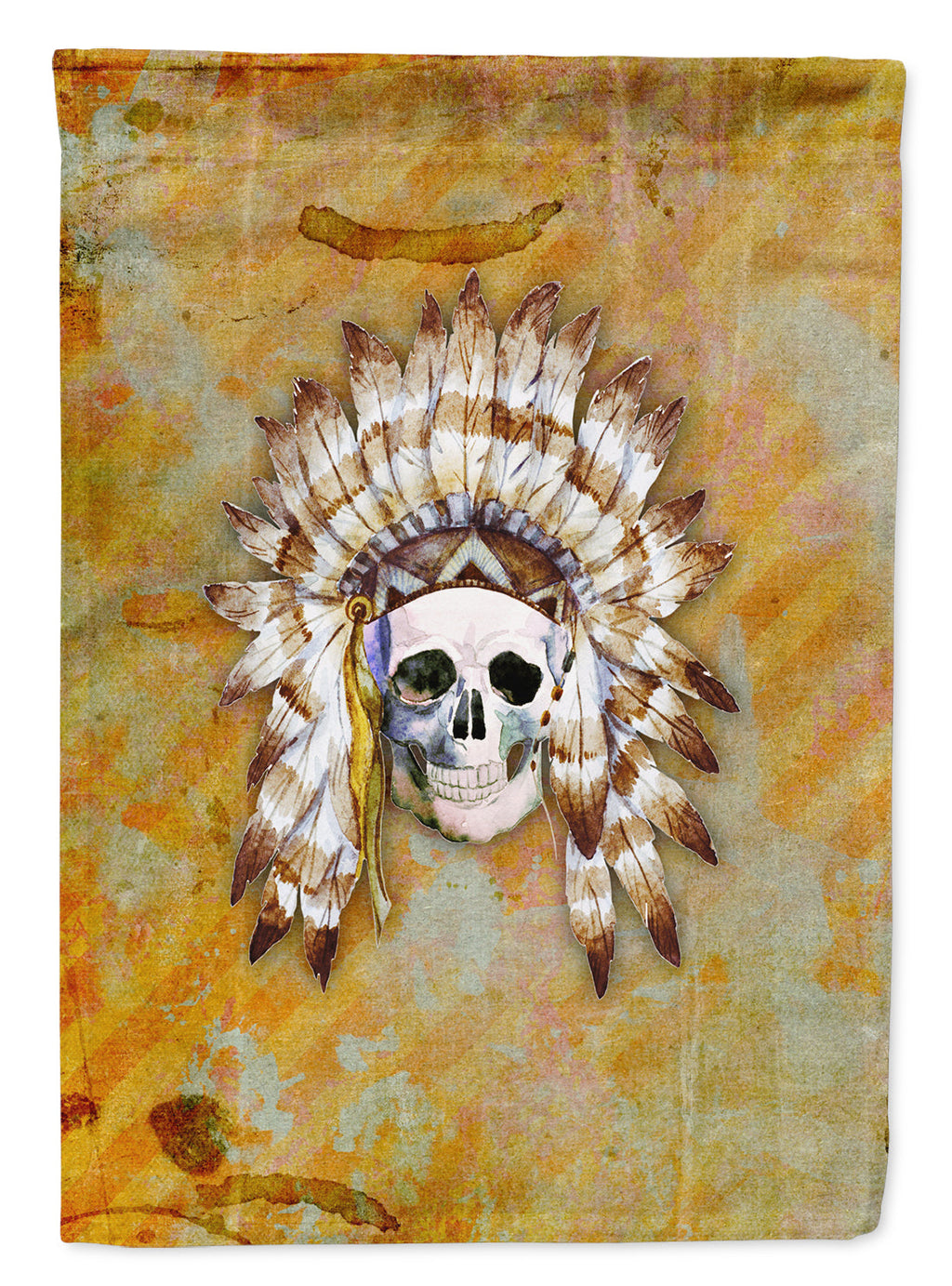 Day of the Dead Indian Skull Garden Flag Mailbox Decorative Yard Banner Outside Patio Artwork for Flower Beds, Garden Size, Multicolor