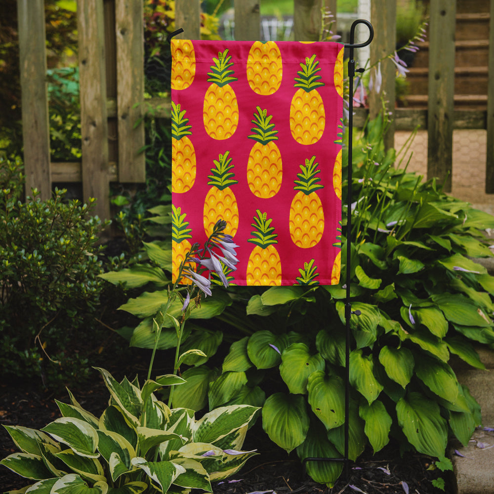 Pineapples on Pink Garden Flag Mailbox Decorative Yard Banner Outside Patio Artwork for Flower Beds, Garden Size, Multicolor