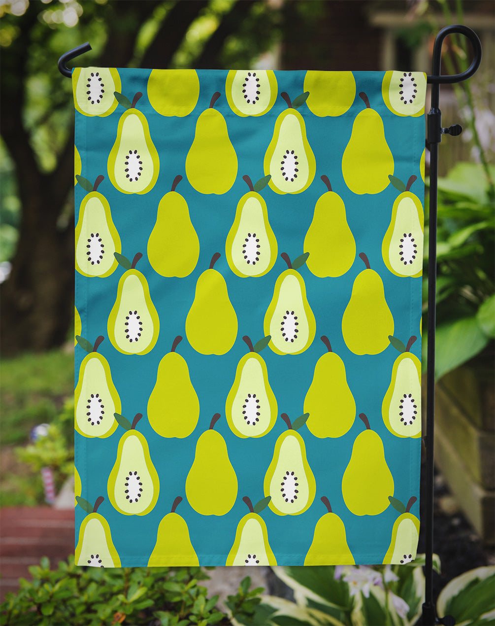 Pears on Green Garden Flag Mailbox Decorative Yard Banner Outside Patio Artwork for Flower Beds, Garden Size, Multicolor