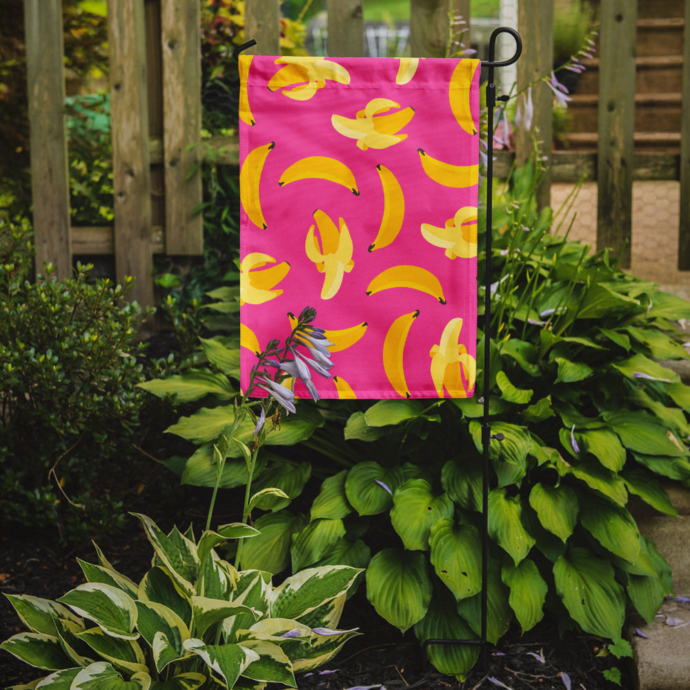 Bananas on Pink Garden Flag Mailbox Decorative Yard Banner Outside Patio Artwork for Flower Beds, Garden Size, Multicolor
